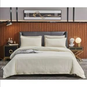 Sormag Duvet Cover 3 Piece Set King Size Off White